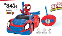 JouéClub Smoby voiture radiocommandée spidey crawler offre