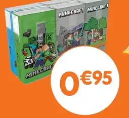 b&m Minecraft pocket tissues offre