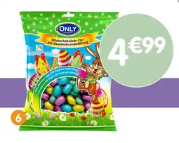 b&m Only oeufs en chocolat fourrés à la noisette offre