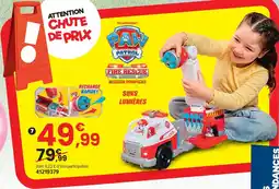 JouéClub Nickelodeon camion de pompiers deluxe fire rescue offre