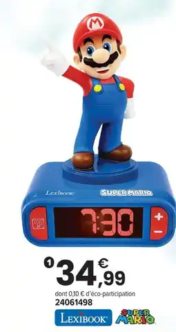 JouéClub Lexibook réveil avec sons super mario offre