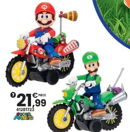 JouéClub Super mario mario ou luigi sur sa moto offre
