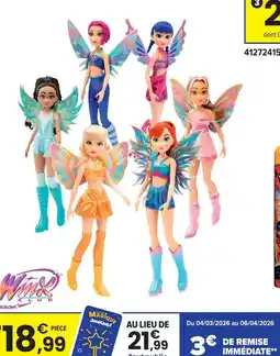 JouéClub Winx club poupée 26 cm - modèle fairy offre