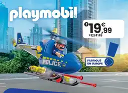 JouéClub Playmobil hélicoptère de police offre