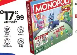 JouéClub Hasbro monopoly junior offre