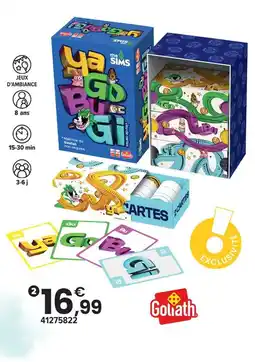 JouéClub Goliath yagobugi offre