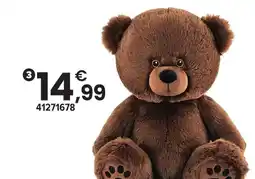 JouéClub Peluche ours brun offre