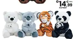 JouéClub Peluche maman et bébé animal animal 15 cm offre