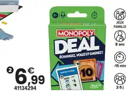 JouéClub Monopoly deal offre