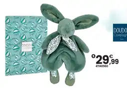 JouéClub Doudou et compagnie lapin doudou - vert sauge offre