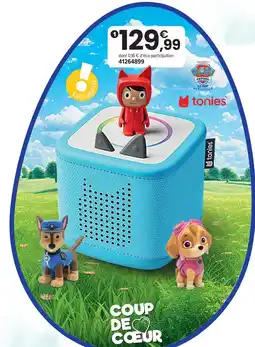 JouéClub La pat’patrouille mon premier coffret toniebox 2 offre