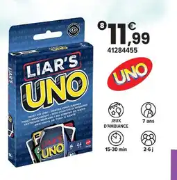 JouéClub Uno uno liar's offre