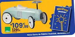 JouéClub Vilac porteur voiture vintage sauge offre