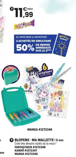 JouéClub Blo pens ma mallette offre