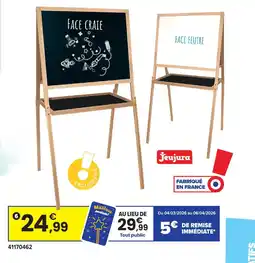 JouéClub Jeujura tableau en bois double face offre