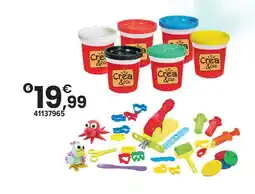 JouéClub Crea & lie baril de pâte à modeler offre