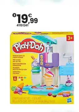 JouéClub Play-doh mes glaces arc-en-ciel offre
