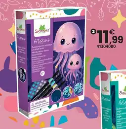 JouéClub Artissimo-s - tableaux feutres métallisés - les bébés océan offre