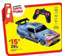 JouéClub Team city furieuse voiture rc 1/18ème offre