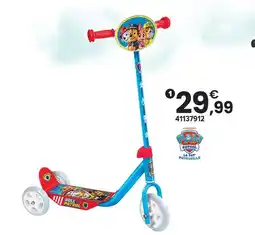 JouéClub Paw patrol trottinette 3 roues offre