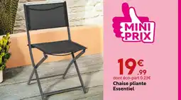 Maxi Bazar Chaise pliante essentiel offre