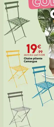 Maxi Bazar Camargue chaise pliante offre