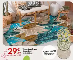 Maxi Bazar Tapis d'extérieur kepa tissé offre