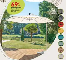 Maxi Bazar Parasol déporté manoa ø3m offre