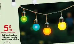 Maxi Bazar Guirlande solaire 10 boules offre