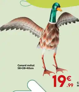 Maxi Bazar Canard métal offre