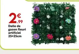 Maxi Bazar Dalle de gazon fleuri artificiel offre