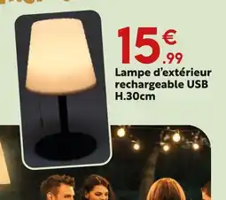 Maxi Bazar Lampe d’extérieur rechargeable usb offre