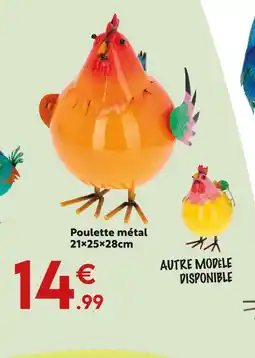 Maxi Bazar Poulette métal 21×25×28cm offre