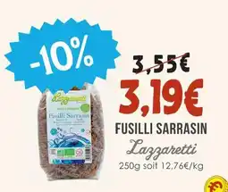 Naturalia Lazzaretti fusilli sarrasin offre