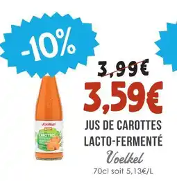 Naturalia Voelkel jus de carottes lacto-fermenté offre