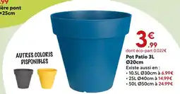 Maxi Bazar Pot patio offre