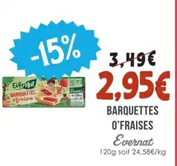Naturalia Evernat barquettes o'fraises offre