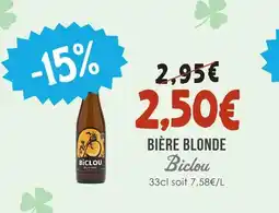Naturalia Biclou bière blonde offre