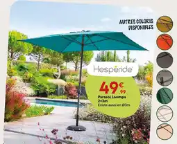 Maxi Bazar Hesperide parasol loompa 2×3m offre