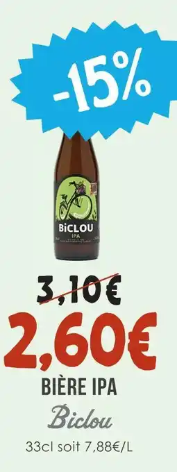 Naturalia Biclou bière ipa offre