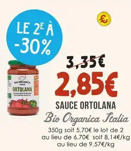 Naturalia Bio organica italia sauce ortolana offre