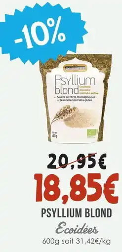 Naturalia Ecoidées psyllium blond offre