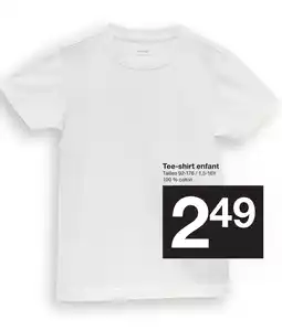 Zeeman Zeeman tee-shirt enfant offre