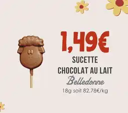 Naturalia Belledonne sucette chocolat au lait offre