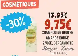 Naturalia Rampal-latour shampooing douche amande douce, sauge, bergamotte offre