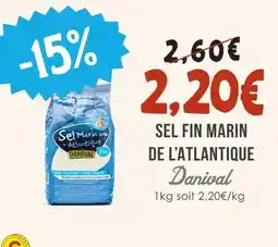 Naturalia Danival sel fin marin de l'atlantique offre
