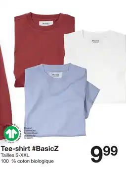 Zeeman Tee-shirt #basicz offre