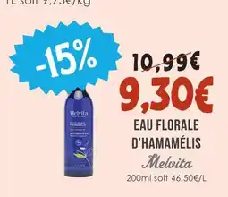 Naturalia Melvita eau florale d'hamamélis offre