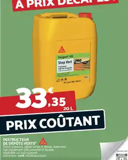 Bricomarché Destructeur de dépôts verts offre