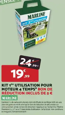 Bricomarché Kit 1ere utilisation moteurs 4 temps offre